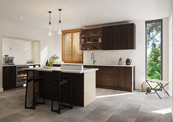 Kensington, Teak - Full Height Plantation Shutter - Image 7